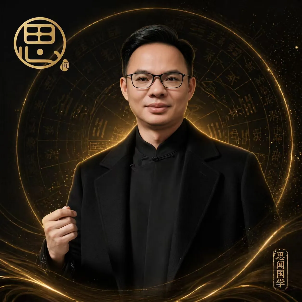 江昀縢老師肖像 — 思聞國學院院長